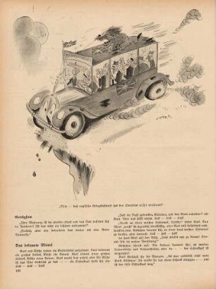 "Nein - das englische Kriegkabinett hat den Omnibus nicht versäumt."