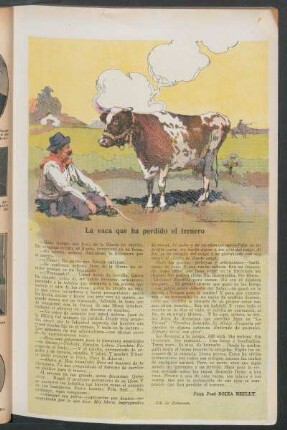 La vaca que ha perdido el ternero