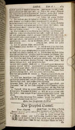 Der Prophet Daniel. - Der Prophet Hosea.