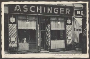 Ansichtskarte "Aschinger am Anhalter Bahnhof", Stresemannstraße