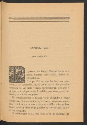 Capítulo VIII - Dos abogados