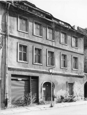 Görlitz-Altstadt, Langenstraße 12. Wohnhaus mit Laden (1527, nach 1717). Straßenansicht