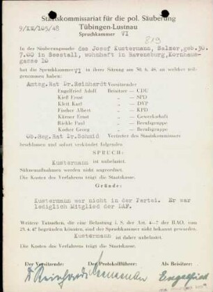 Kustermann, Josef