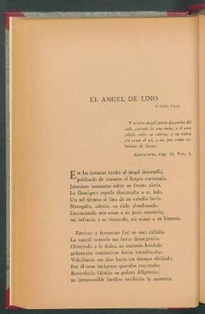 El ángel de lino