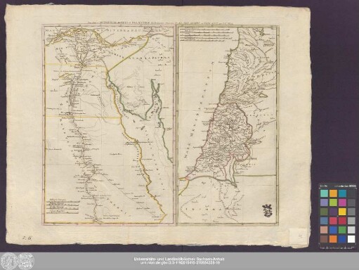 Succincta Antiquioris Ægypti et Palæstinæ Delineatio