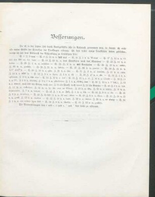 Besserungen.