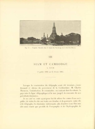 III. Siam et Cambodge