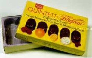 Schachtel für Pralinen "Quintett"