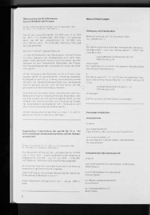 Verlegung von Dienststellen