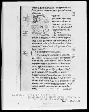 Bibel — Initiale E (t post haec), Folio 26 recto