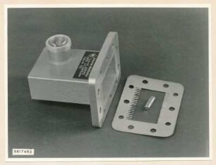 Adapter-Hohlleiter Koaxial AHK/V2, Foto 1958