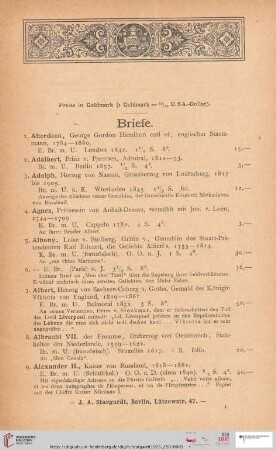 Briefe (Nr. 1 - 252)