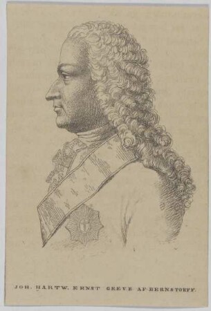 Bildnis des Joh. Hartw. Ernst von Bernstorff