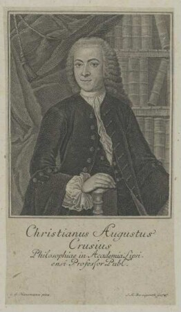 Bildnis des Christianus Augustus Crusius