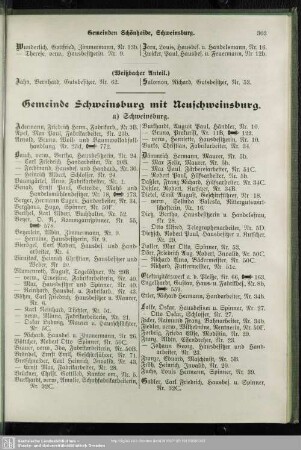Gemeinde Schweinsburg mit Neuschweinsburg