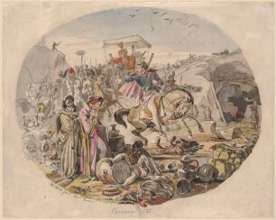 Umzug zum Cervarofest bei Rom 1835