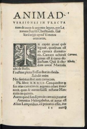 Animadversiones In Tractatum de auro & argento legato, per Lazarum Bayfium Christianiss. Galliarum regis apud Venetos oratorem.
