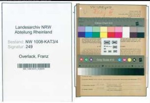 Entnazifizierung Franz Overlack , geb. 08.02.1904 (Arbeiter)