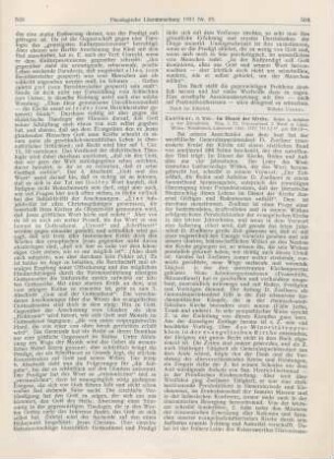 594-596 [Rezension] Zoellner, Wilhelm, Im Dienst der Kirche