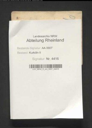 Druckschriften betr. Religions-Gravamina