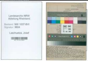 Entnazifizierung Josef Laschuetza , geb. 22.04.1897 (Polizist)