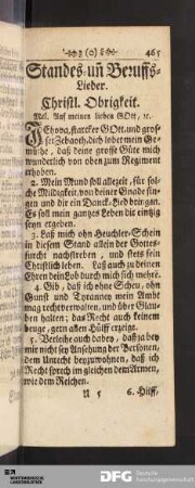 Standes u. Beruffs-Lieder.