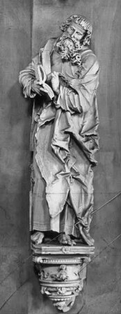 Halle (Saale), Dom, urspr. Dominikaner-Klosterkirche St. Pauli, Inneres, nördl. 5. Pfeiler von Westen, Jacobus minor; Peter Schro