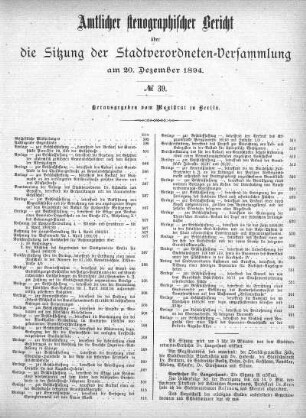No 39, 20. Dezember 1894