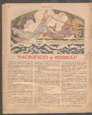 Sacrificio y bondad : Cuentos para los niños