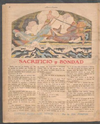 Sacrificio y bondad : Cuentos para los niños