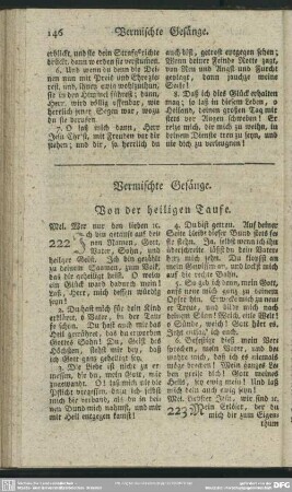 Vermischte Gesänge