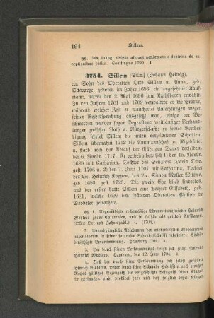 3754. Sillem [Silm] (Johann Helwig)