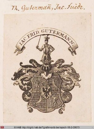 Wappen des Jacob Friedrich Gutermann