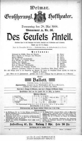 Des Teufels Anteil