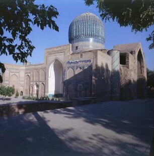 Usbekistan. Samarkand. Gur-Emir-Mausoleum. Außenansicht