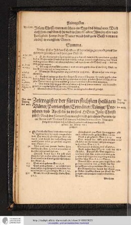 Zeitregister der fürtreflichsten heiligen Vätter/Patriarchen/Ertzvätter/Könige/Propheten und Aposteln/ [...]