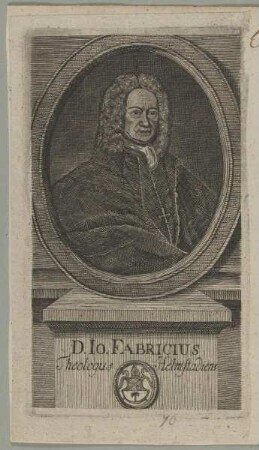 Bildnis des Io. Fabricius