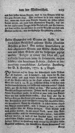 Haben Souverains und Staaten ein Recht, in der natürlichen Gesellschaft gesitteter Völker öffentliche Atheisten zu seyn?