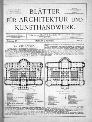 No 4, 1. April 1891