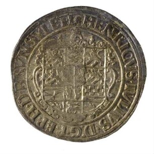 Halbtaler aus der Münzstätte Zellerfeld von 1609