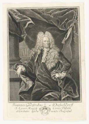 Bildnis des Joannes Godofredus â Diesseldorff