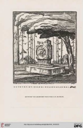 Entwürfe zu Krieger-Denkmalen und -Grabmalen: aus dem Besitz der Wiesbadener Gesellschaft für Grabmalkunst