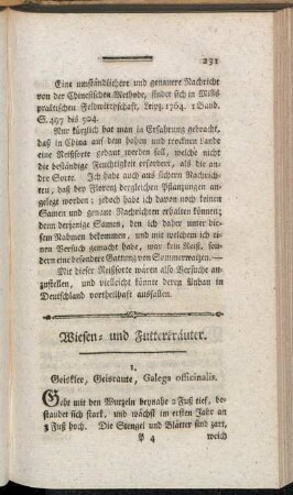 Wiesen- und Futterkräuter