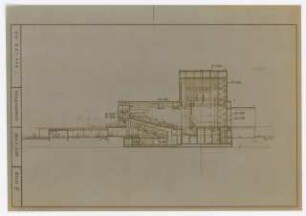 Schauspielhaus, Wuppertal: Längsschnitt 1:400