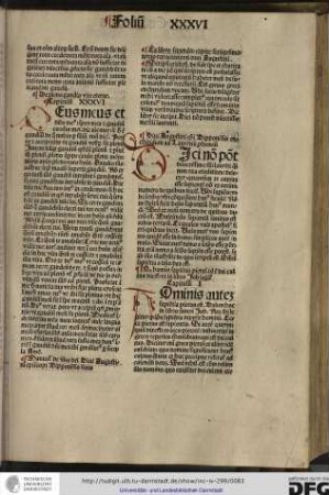 Divi Augustini episcopi Hipponensis Enchiridion ad Laurentium prohemium.