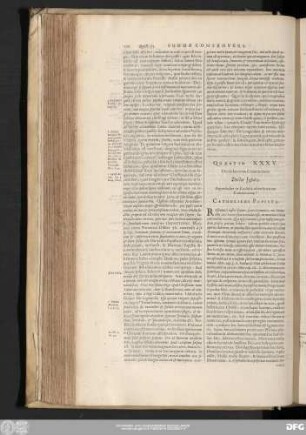 Quaestio XXXV. De usu horarum Canonicarum.