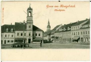 Königsbrück. Marktplatz