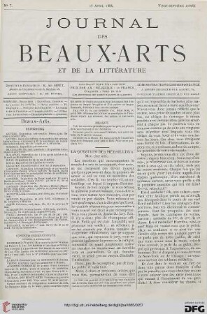 Nr. 7 (15. Avril 1885)