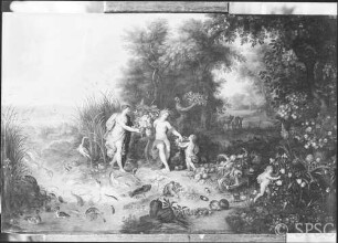 Bruegel, Jan  / Balen, Hendrik van: Wasser und Erde - Thetis und Ceres, GK I 7760.