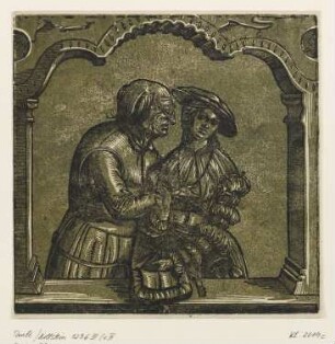 Alter Mann und Mädchen